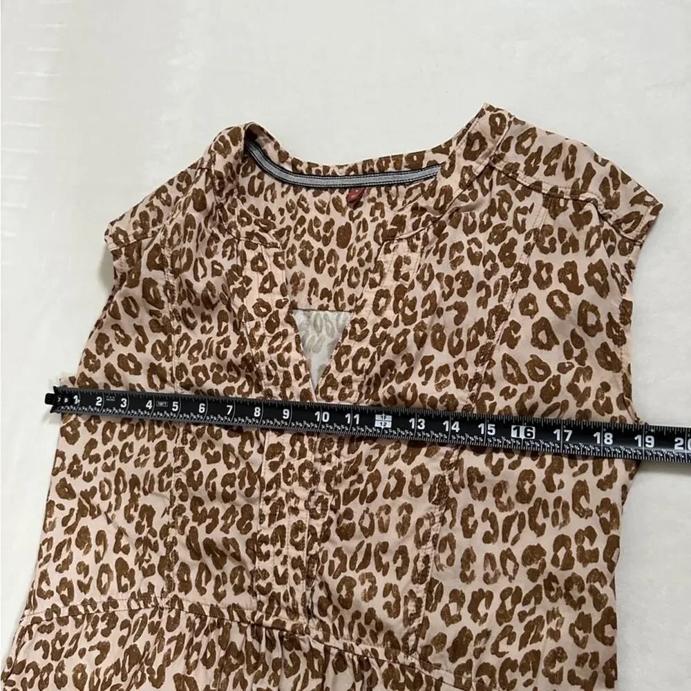 Pilcro Leopard Tunic Dress Medium Anthropologie